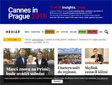Tablet Screenshot of mediar.cz